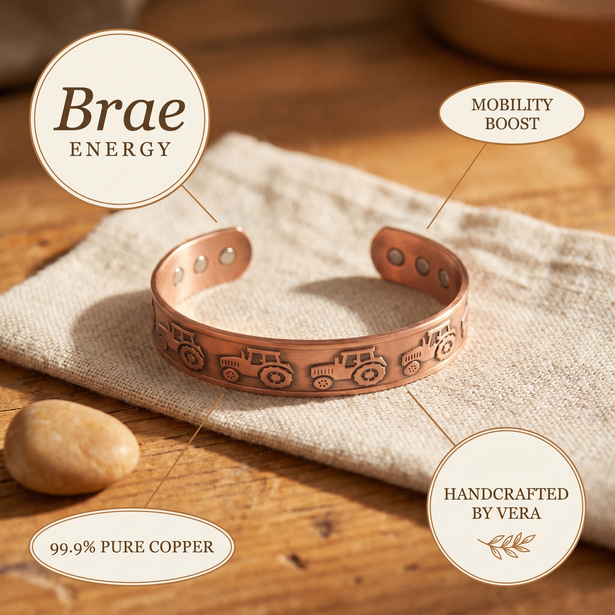Bransoletka Miedź Zofii – Wzgórze
